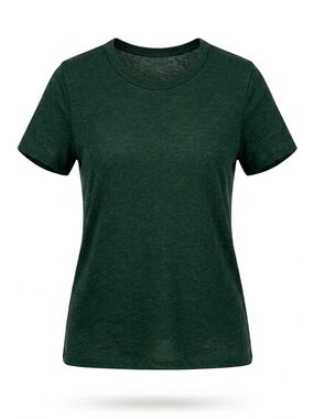 Dip Women’s Green Organic Cotton T-shirt Short Sleeve Size Xs